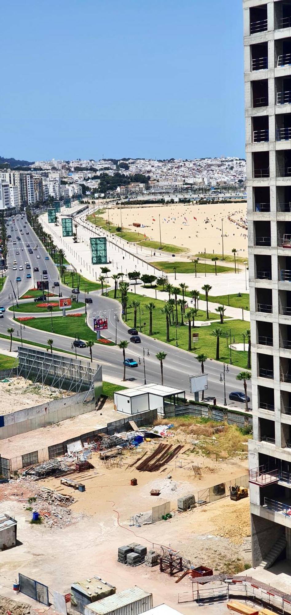 Mont Blanc :Appartement, Vue Sur Mer A 2 Minutes De La Gare. Tánger Habitación foto
